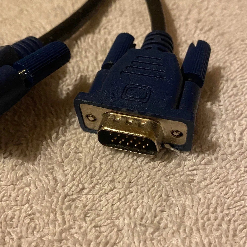 VGA 15 Pin Male to Male Cable